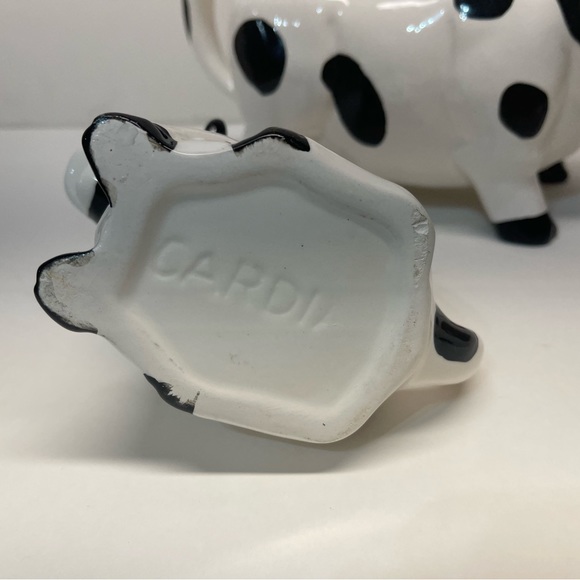 VTG. CARDIA MILK COW TEA/COFFEE SUGAR, CREAMER SET - Picture 8 of 16